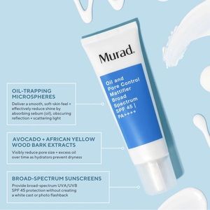 💗Murad Oil and Pore Control Mattifier Broad Spectrum SPF 45 PA++++